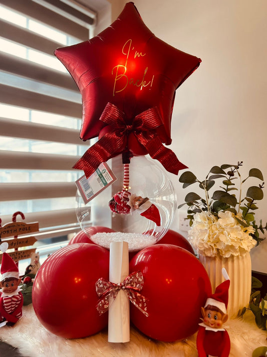 Elf Arrival Balloon- Option 3